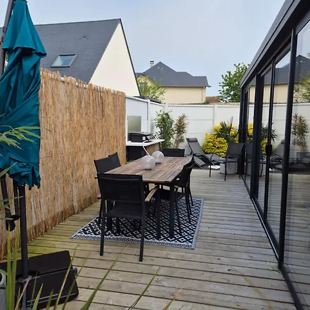 Villa Terre & Mer Avec Piscine Interieure Proche Cabourg Escoville Exterior foto