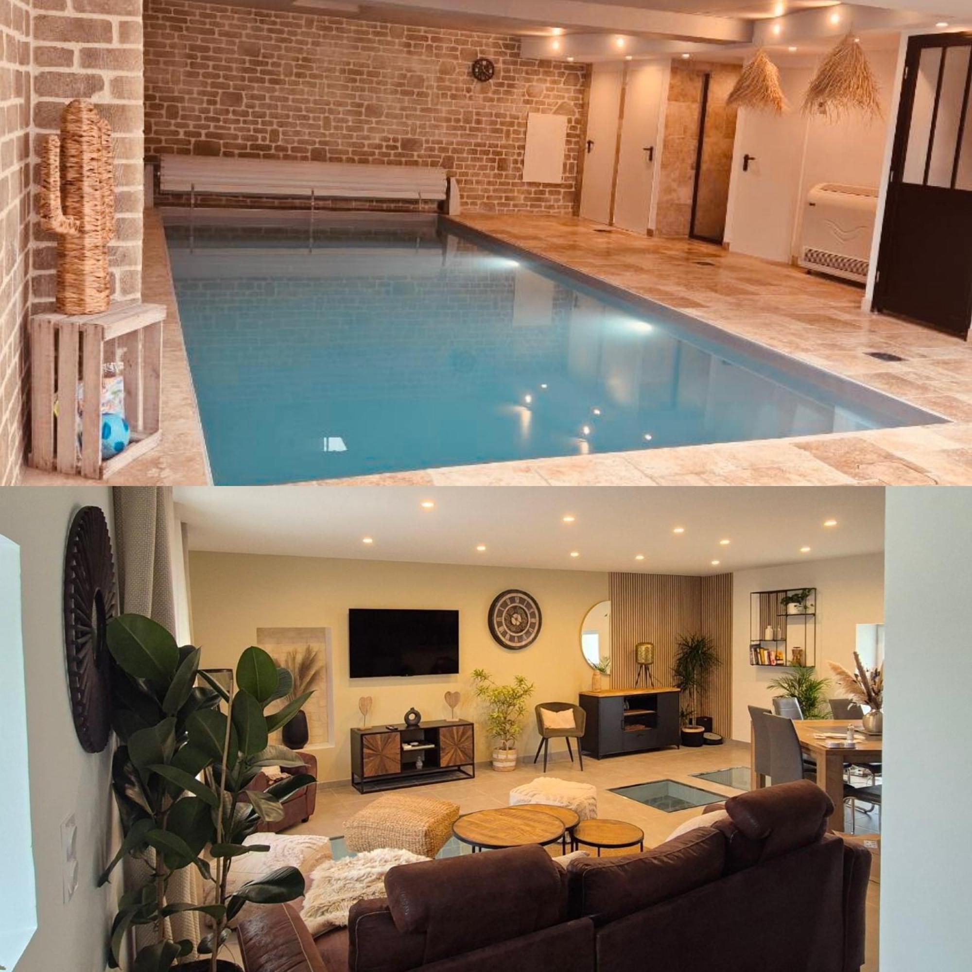Villa Terre & Avec Piscine Interieure Proche Cabourg *